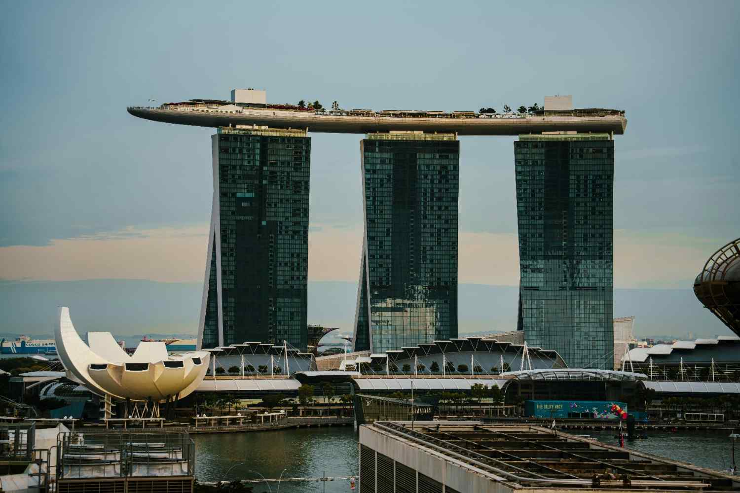Marina Bay Sands, a stunning landmark and one of the top places to visit in Singapore, showcases modern architecture and luxury.